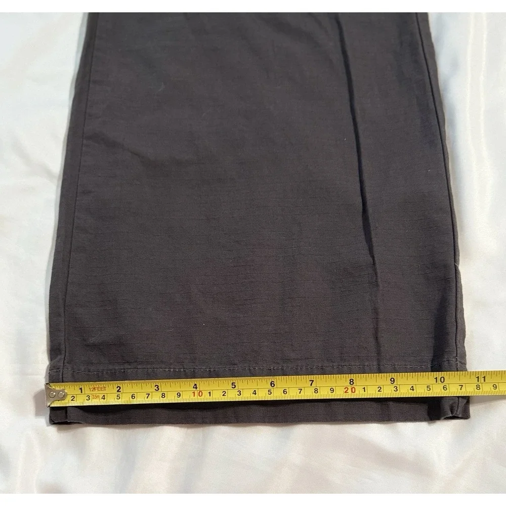J Galt Shanghai Women's Ripstop Pants S Cargo Baggy Low Rise Wide‎ Leg Gorpcore